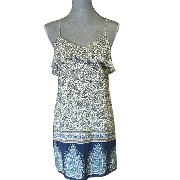 TIBI New York 100% Silk Mini spaghetti strap dress,  size 0 - Picture 1 of 7